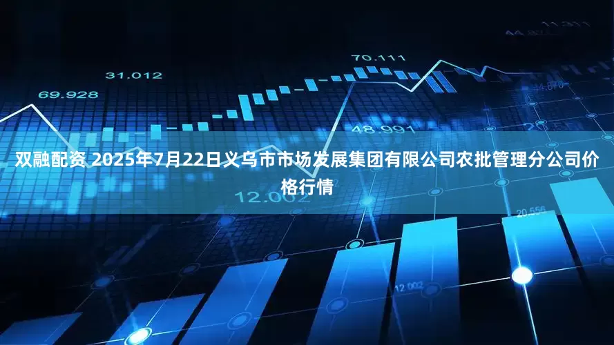 双融配资 2025年7月22日义乌市市场发展集团有限公司农批管理分公司价格行情