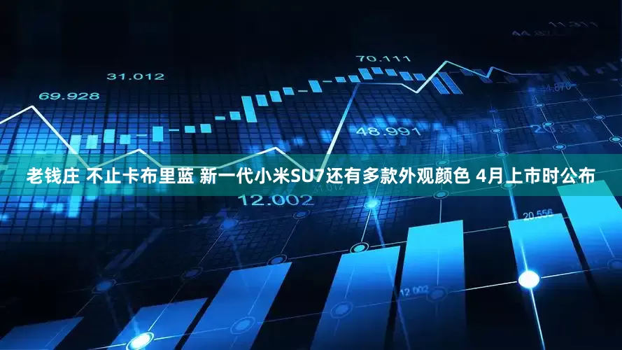 老钱庄 不止卡布里蓝 新一代小米SU7还有多款外观颜色 4月上市时公布